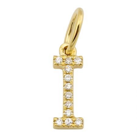 Petite Diamond Initial Necklace