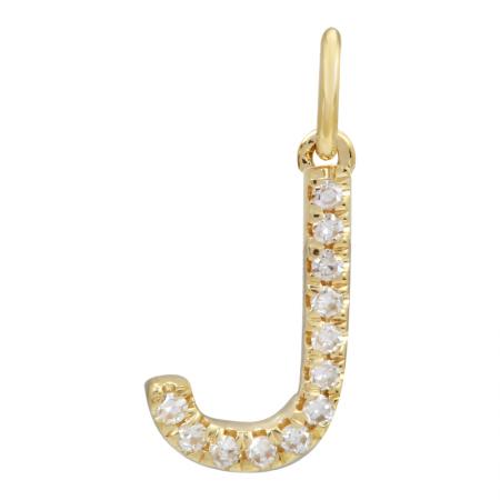 Petite Diamond Initial Necklace