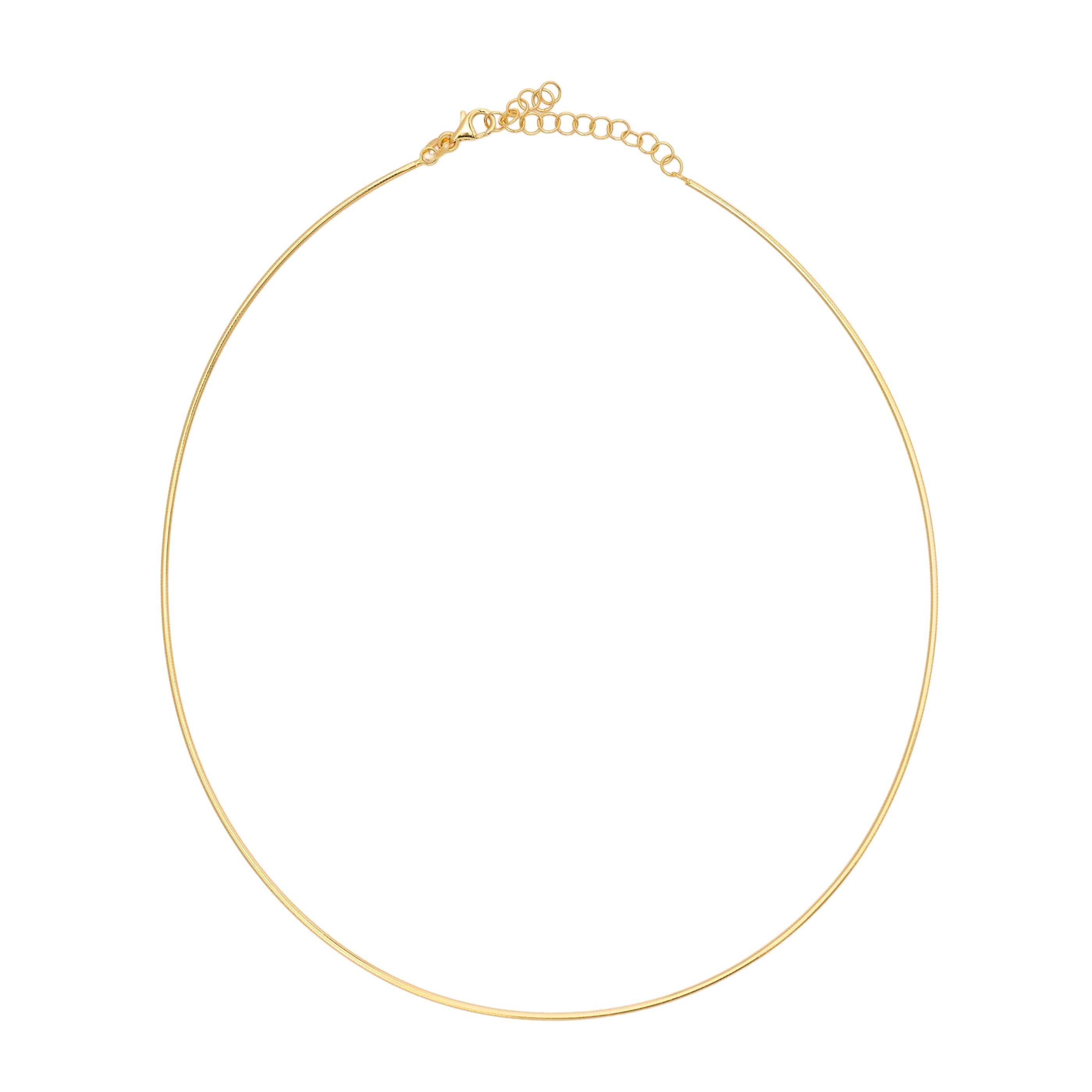 Thin Omega Necklace