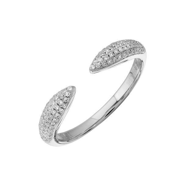 Open Diamond Claw Ring