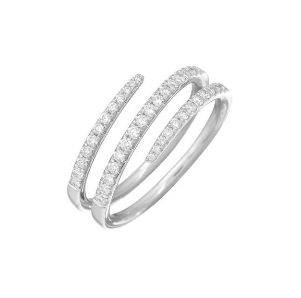 Trio Coil Diamond Ring